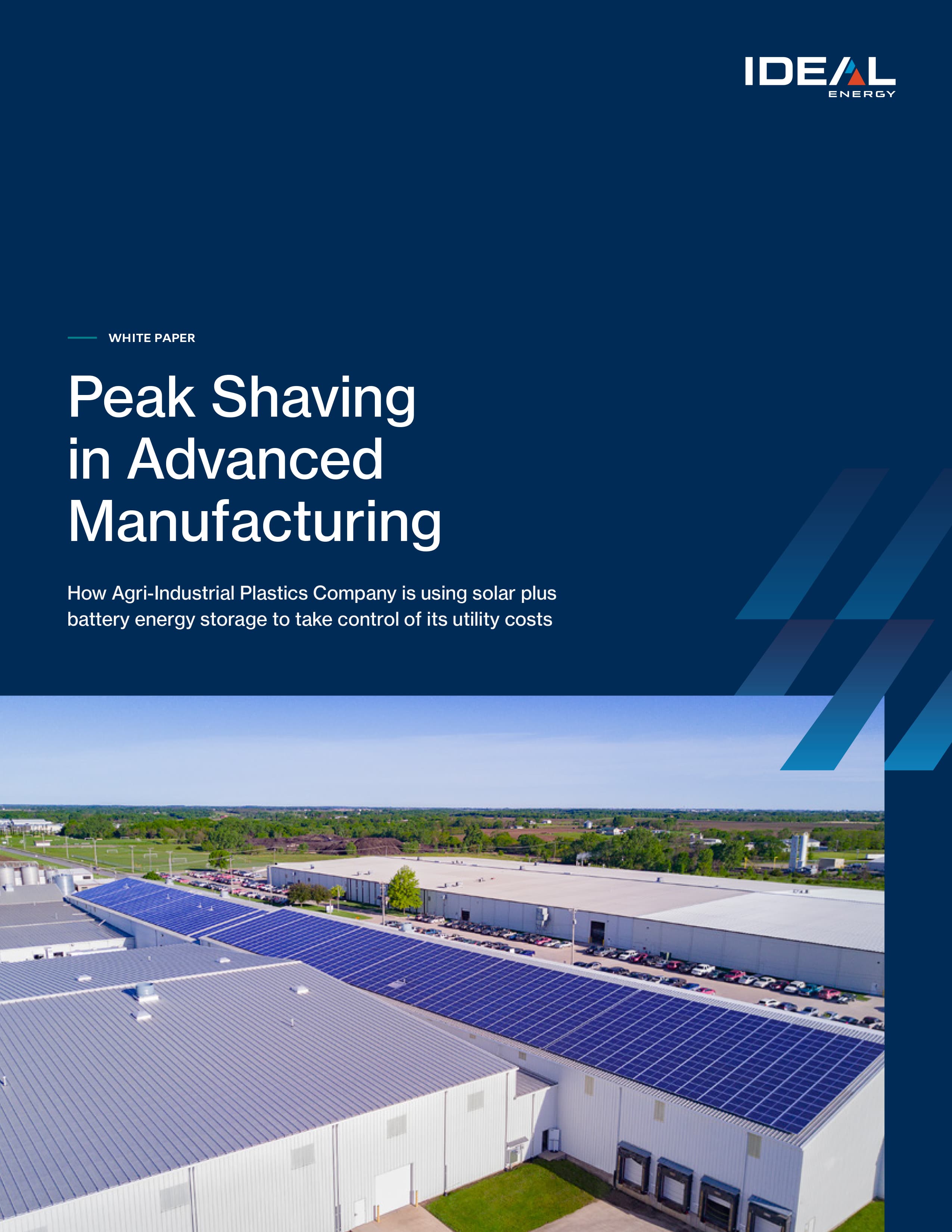 Peak Shaving in Advanced Manufacturing